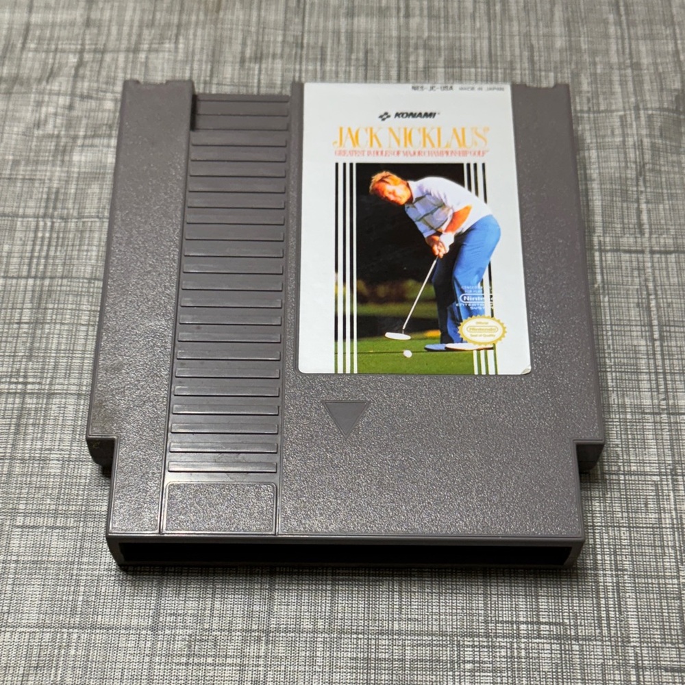Nintendo Konami NES; Nintendo Jack Nicklaus Golf Game
